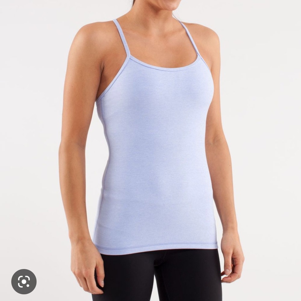 Lululemon lavender power pose y tank